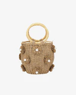 Maresse Bohemian Jute Tote Bag